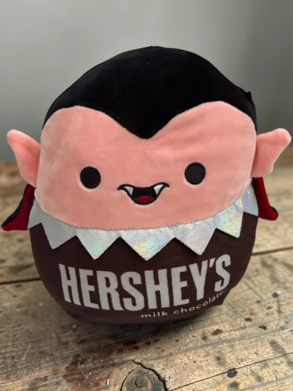Hersheys Squishmallows Vampire Dracula Plush 8 Inch Soft Halloween Collectible